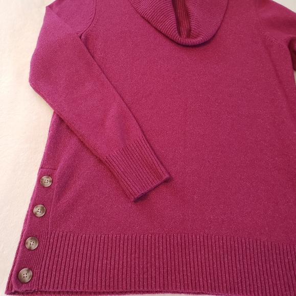 Like new LOFT tunic cowl neck sweater - Picture 2 of 6